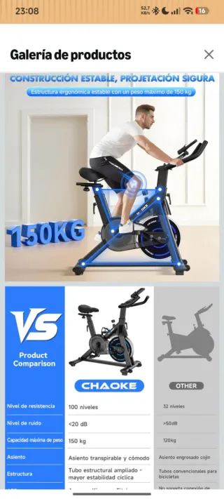 Bicicleta estatica spinning nueva a estrenar