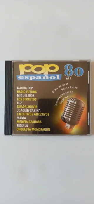 CD Pop Español 80 Vol. 1 de segunda mano por 5 EUR en Málaga en