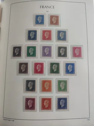 Francobolli Francia 1945-47-1950