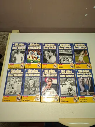 Video VHS Daewo con mando y colección del R Madrid