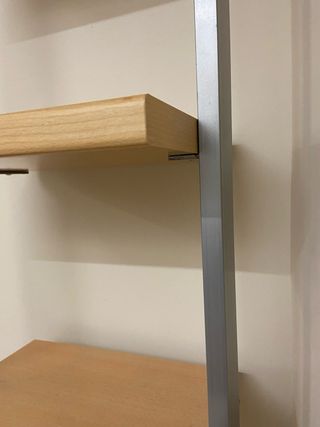 Estantería madera y metal