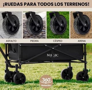 Carro Plegable Negro