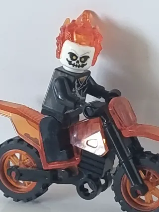 Lego El Motorista Fantasma (Ghost Rider), Marvel.