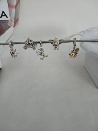 Lote de 3 Charms plata  ley para pulsera Pandora