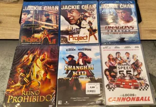 Lote 6 Películas Jackie Chan Blu-ray/DVD Nuevas