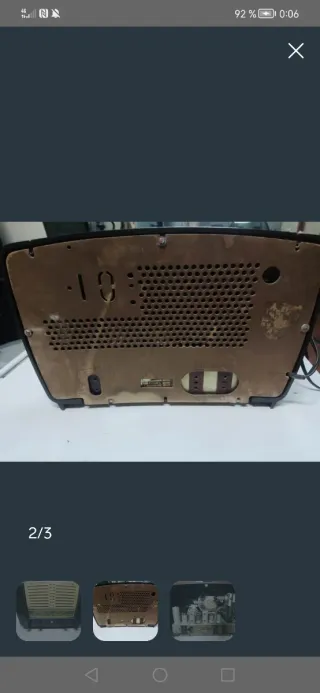 Radio Philips Válvulas Vintage