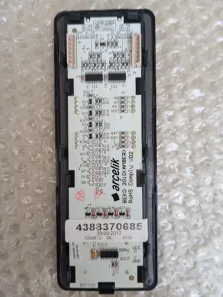Panel Control Beko Congelador