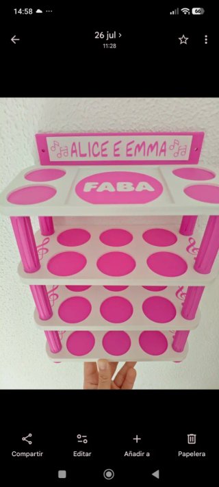 Estantería expositor Faba 22 personajes