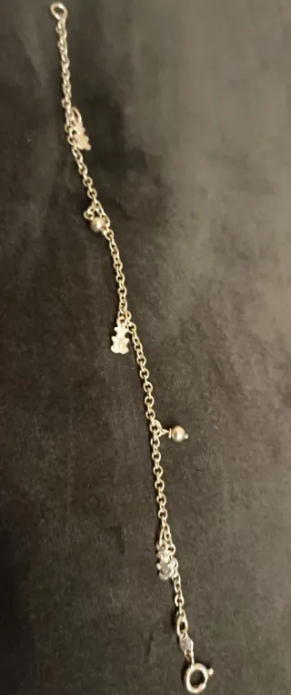Pulsera Plata de Ley 925 Ositos