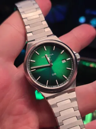 Certina DS-7 Precidrive Quartz Verde