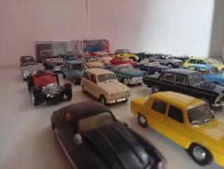 Colección coches miniatura acero hacepto cambio