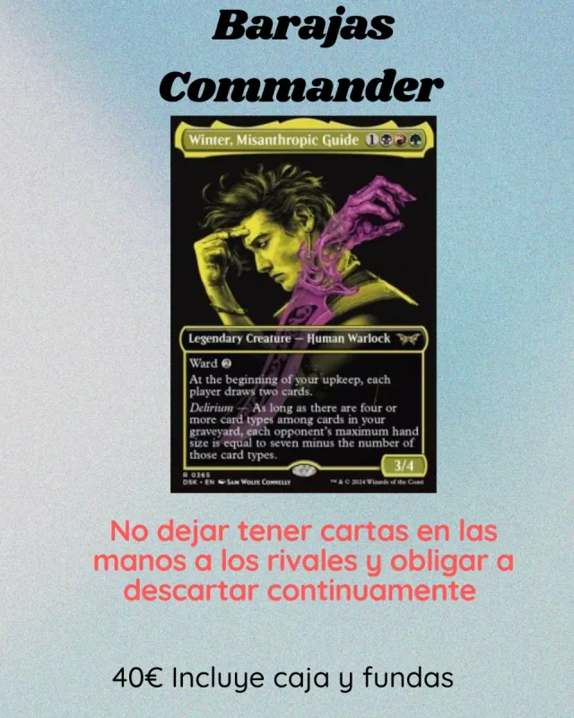Baraja Commander Winter, Misanthropic Guide
