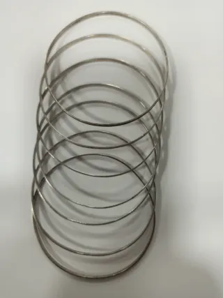 Pulseras de plata de ley