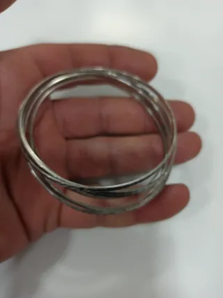 Pulseras de plata de ley