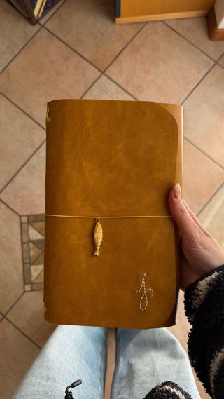 Traveler's Journal Artigianale - Ricamo Personaliz