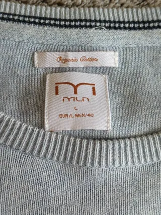 Jersey Milano Azul,Talla L, Nuevo