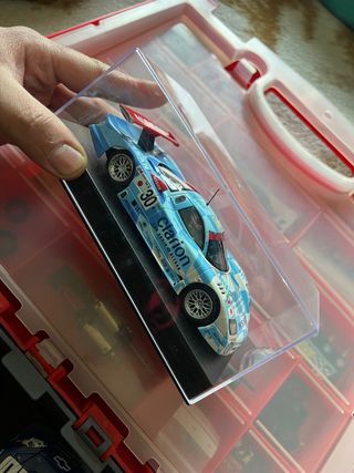 Maletín Competición Slot / Scalextric + 5 Coches