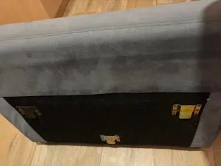 Sofá Cama Gris Tela