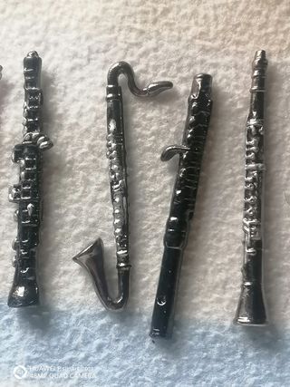 Colección instrumentos musicales miniatura