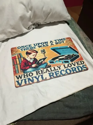 Placa Metálica Vinyl Records 30cm