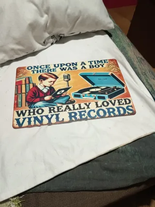 Placa Metálica Vinyl Records 30cm