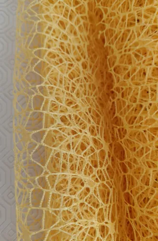 Due rotoli nastro rete giallo