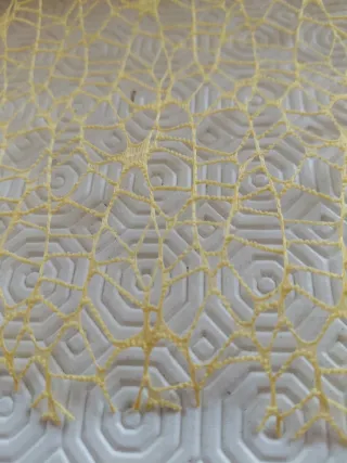 Due rotoli nastro rete giallo