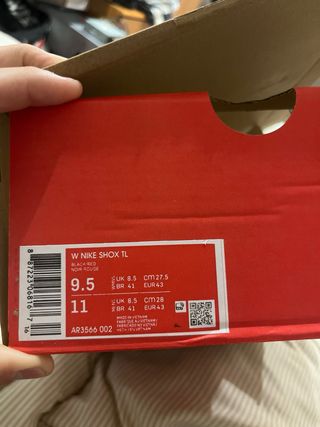 Zapatillas Nike Shox TL Negras