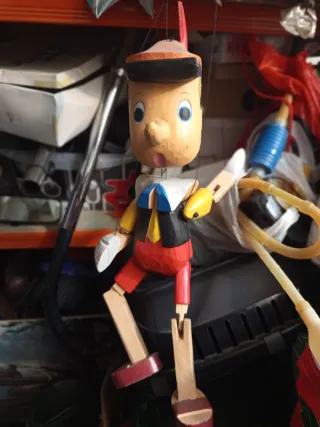 Marioneta Pinocho de madera