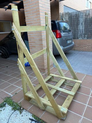 Palet de madera para plantas gratis