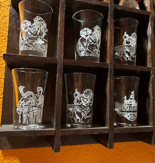 Set 6 Bicchieri Amaro Averna Vintage