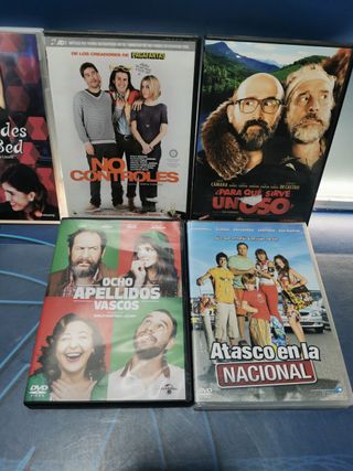 Lote di film spagnoli, 7 DVD, senza controlli - Atasco en la nacional - Rivali - I due lati del letto...