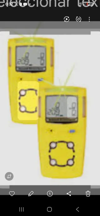 (2,unidades)Detector de gases BW GasAlertMicroClip