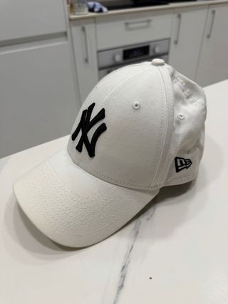 Gorra New Era Yankees Multitalla Blanca Original.