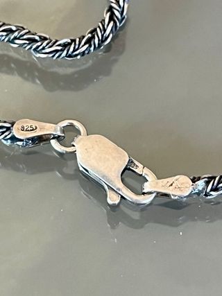 Collana e ciondolo cameo vintage argento 925