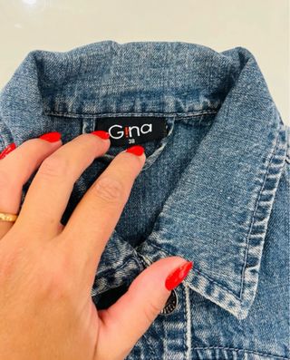 Giacca di jeans donna taglia M