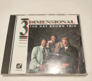 CD 3 DIMENSIONAL THE RAY BROWN TRIO Jazz