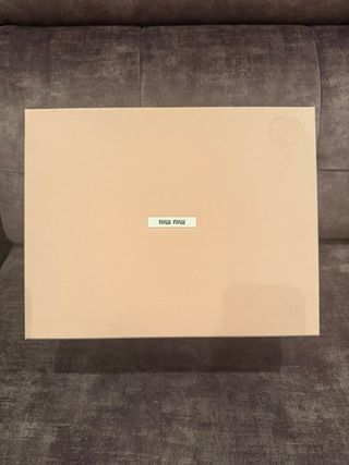 Sneakers Miu Miu in suede Topaz gialli taglia 39