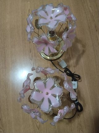 Lámpara Vintage Florales