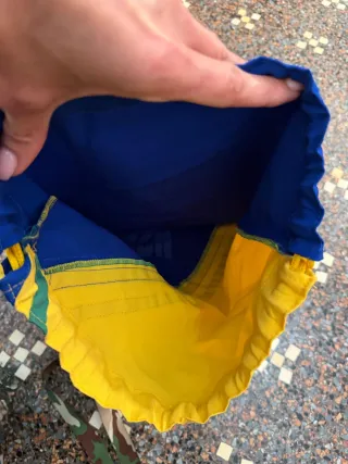 Zaino Brasil Blu/Giallo