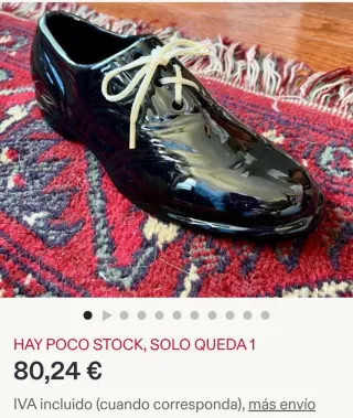 Zapatos Cerámica Vintage Negros
