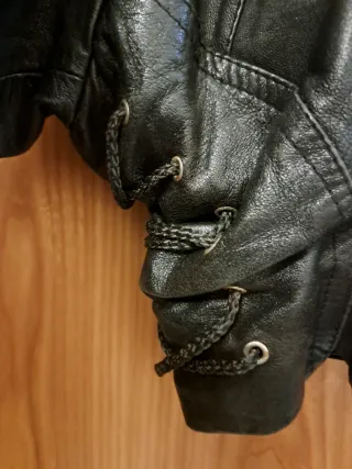 Giacca chiodo pelle vintage Davilux