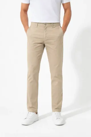 Pantalón chino Selinac beige hombre