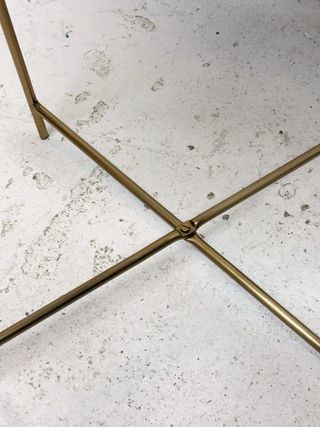 Mesita auxiliar Zara Home mármol y metal