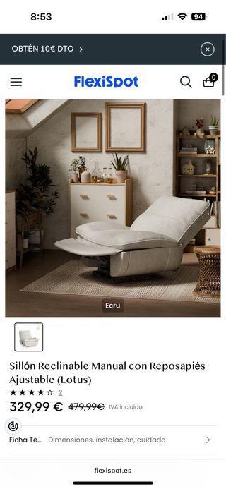 Butaca Flexispot LOTUS