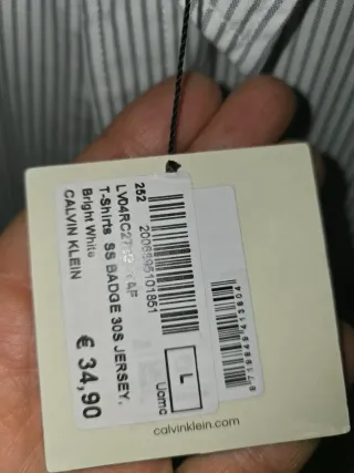 Camicia Calvin Klein Jeans L righe cotone