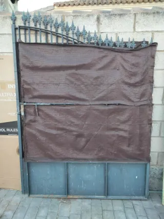 Puertas de hierro para parcelas