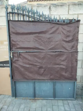 Puertas de hierro para parcelas