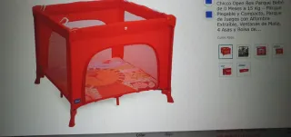 Parque Chicco Open Box Rojo
