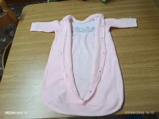 Pijama saco recién nacido niña